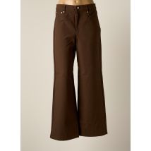 JJXX - Jeans coupe large marron en coton pour femme - Taille W27 L34 - Modz