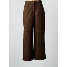 JJXX - Pantalon large marron en coton pour femme - Taille 38 - Modz