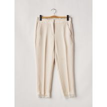 THE KOOPLES - Pantalon 7/8 beige en polyester pour femme - Taille 34 - Modz