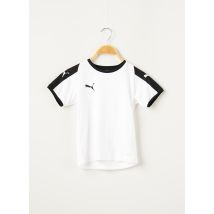 PUMA - T-shirt blanc en polyester pour garçon - Taille 6 A - Modz