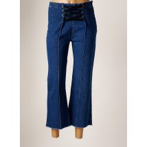 LAAGAM - Pantalon 7/8 bleu en coton pour femme - Taille 34 - Modz