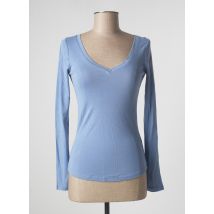 CAMAIEU - T-shirt bleu en coton pour femme - Taille 34 - Modz