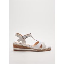 FUGITIVE BY FRANCESCO ROSSI - Sandales/Nu pieds blanc en cuir pour femme - Taille 36 - Modz