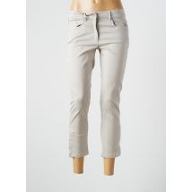 ZERRES - Pantalon 7/8 gris en coton pour femme - Taille 36 - Modz