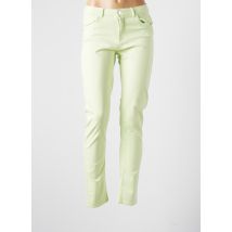 FABER - Pantalon slim vert en coton pour femme - Taille 36 - Modz