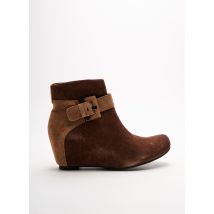 MAM'ZELLE - Bottines/Boots marron en cuir pour femme - Taille 40 - Modz