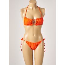 DAG ADOM - Maillot de bain 2 pièces orange en polyamide pour femme - Taille 36 - Modz