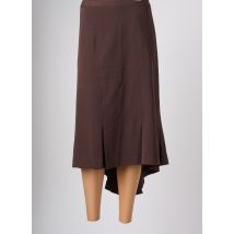 FRANCOISE F JUPES FEMME DE COULEUR MARRON - Grande Taille