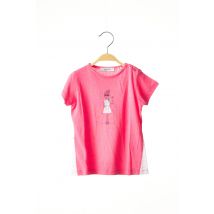 MARESE - T-shirt rose en coton pour fille - Taille 2 A - Modz