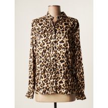 DEVERNOIS - Chemisier marron en viscose - Femme - Taille 36 - Modz