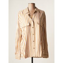 DEVERNOIS - Chemisier marron en viscose - Femme - Taille 42 - Modz