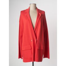 DEVERNOIS - Blazer rouge en viscose - Femme - Taille 38 - Modz