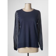 DEVERNOIS - Pull bleu marine en soie - Femme - Taille 38 - Modz
