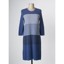 DEVERNOIS - Robe pull bleu en viscose - Femme - Taille 38 - Modz