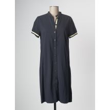 DEVERNOIS - Robe mi-longue bleu marine en viscose - Femme - Taille 36 - Modz