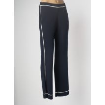 DEVERNOIS - Pantalon droit bleu marine en merinos - Femme - Taille 42 - Modz