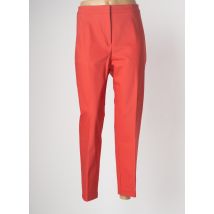 DEVERNOIS - Pantalon chino rouge en coton - Femme - Taille 44 - Modz