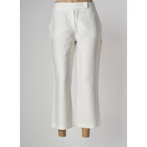 DEVERNOIS - Pantalon large blanc en lin pour femme - Taille 38 - Modz