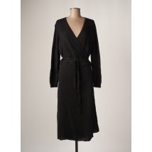 DEVERNOIS - Robe mi-longue noir en acrylique - Femme - Taille 44 - Modz