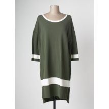 DEVERNOIS - Robe mi-longue vert en viscose - Femme - Taille 42 - Modz