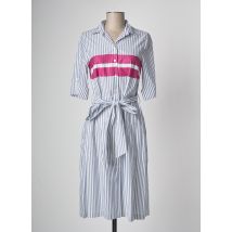 DEVERNOIS - Robe mi-longue gris en coton - Femme - Taille 38 - Modz