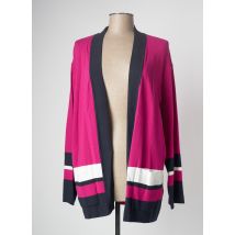 DEVERNOIS - Gilet manches longues bleu en viscose - Femme - Taille 38 - Modz