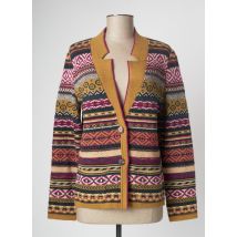 DEVERNOIS - Gilet manches longues vert en acrylique - Femme - Taille 38 - Modz