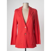 DEVERNOIS - Veste casual rouge en viscose pour femme - Taille 42 - Modz