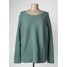 DEVERNOIS - Pull bleu en coton - Femme - Taille 48 - Modz