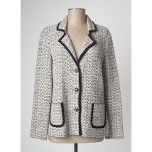 DEVERNOIS - Veste casual beige en acrylique - Femme - Taille 38 - Modz