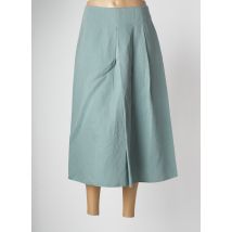 DEVERNOIS - Pantacourt bleu en lin - Femme - Taille 38 - Modz