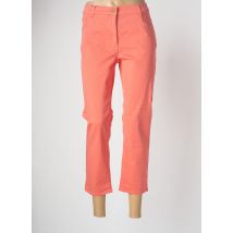 DEVERNOIS - Pantalon slim orange en coton - Femme - Taille 44 - Modz