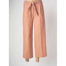 DEVERNOIS - Pantalon droit rose en viscose - Femme - Taille 38 - Modz