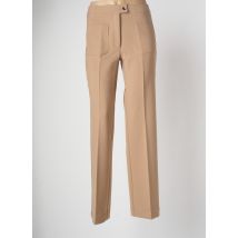 DEVERNOIS - Pantalon chic marron en polyester pour femme - Taille 36 - Modz
