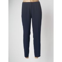 DEVERNOIS - Pantalon chic bleu en polyester - Femme - Taille 40 - Modz