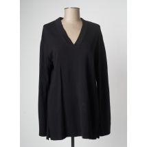 DEVERNOIS - Pull tunique noir en viscose - Femme - Taille 42 - Modz