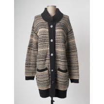 DEVERNOIS - Gilet manches longues noir en acrylique - Femme - Taille 42 - Modz