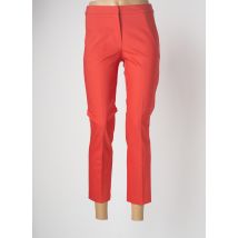 DEVERNOIS - Pantalon chino rouge en coton - Femme - Taille 36 - Modz