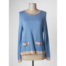 DEVERNOIS - Pull bleu en viscose - Femme - Taille 36 - Modz