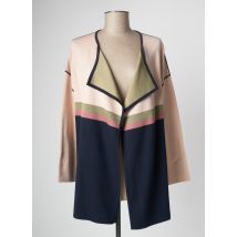 DEVERNOIS - Gilet manches longues bleu en viscose - Femme - Taille 38 - Modz