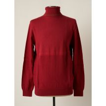 HARRIS WILSON - Pull col roulé rouge en coton pour homme - Taille M - Modz