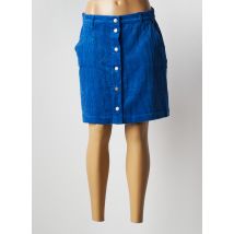 B.YOUNG - Jupe courte bleu en coton pour femme - Taille 42 - Modz