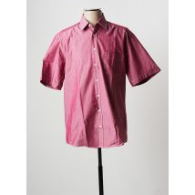 JUPITER - Chemise manches courtes rouge en coton pour homme - Taille L - Modz