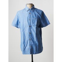 PETROL INDUSTRIES - Chemise manches courtes bleu en coton pour homme - Taille L - Modz