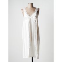 OBJECT - Robe mi-longue blanc en viscose pour femme - Taille 40 - Modz