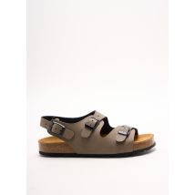 PLAKTON - Sandales/Nu pieds marron en cuir pour garçon - Taille 33 - Modz