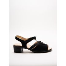 ARA - Sandales/Nu pieds noir en cuir pour femme - Taille 36 2/3 - Modz