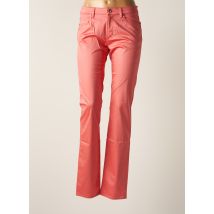 CERRUTI 1881 - Pantalon droit orange en coton pour femme - Taille W28 - Modz