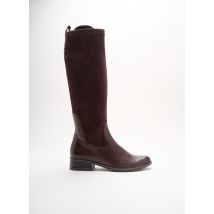 CAPRICE - Bottes marron en textile pour femme - Taille 36 - Modz