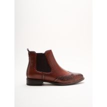 TAMARIS - Bottines/Boots marron en cuir pour femme - Taille 37 - Modz